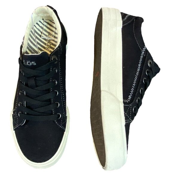 Taos Women's Plim Soul Platform Comfort Fashion Sneaker Sz 7 Black #103V - Picture 7 of 12